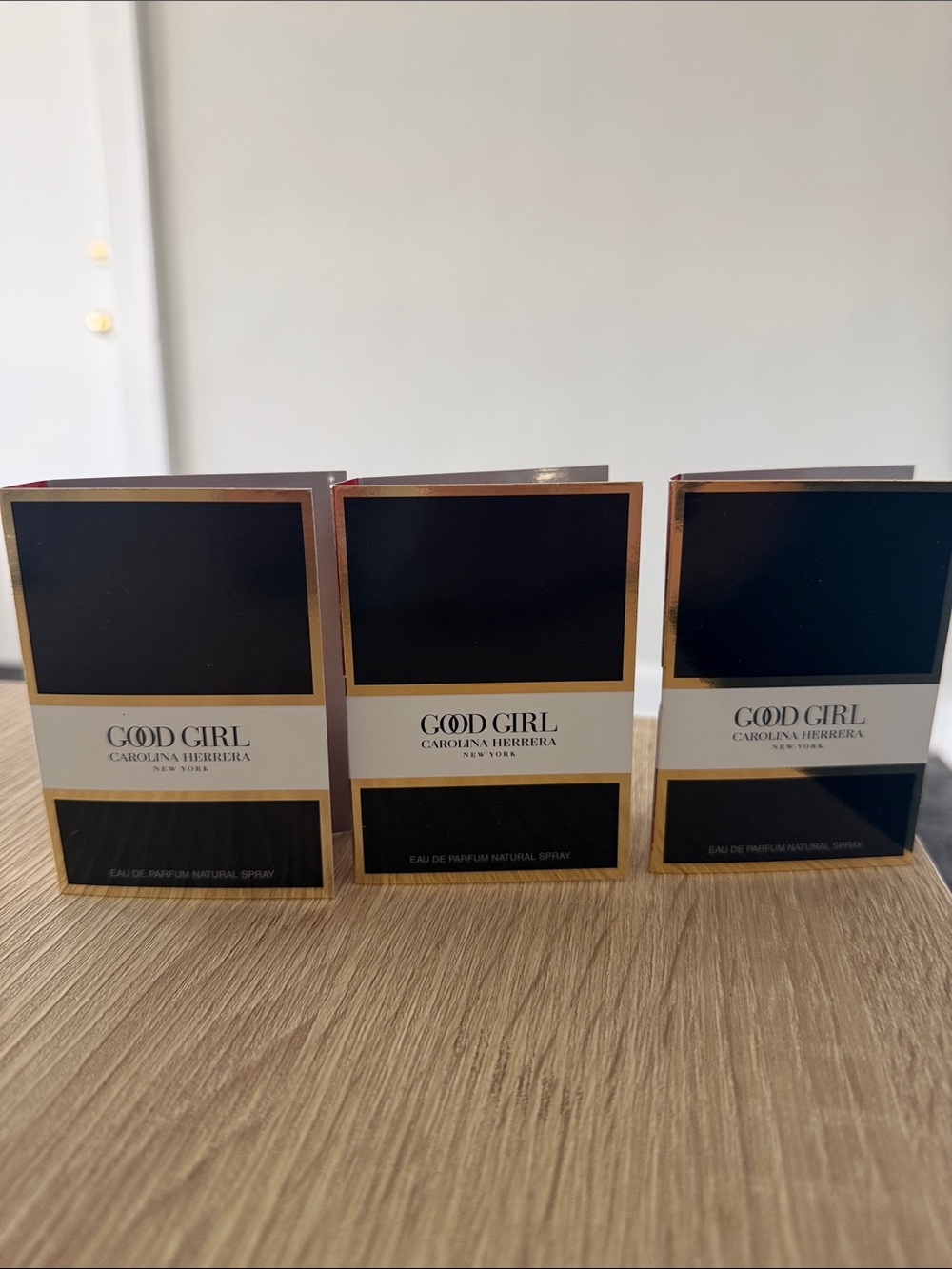 Set of 3 Carolina Herrera Good Girl samples